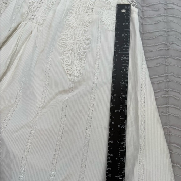 CHICWISH Women's white lace tank top Large - Picture 4 of 6